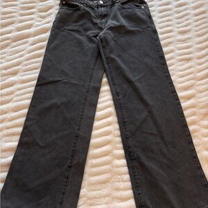 Edikted Classic Black Wide-Leg Women's Jeans